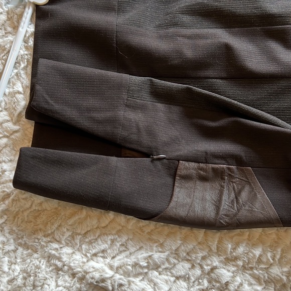 Dark brown long skirt - Picture 6 of 6
